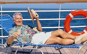 Lounging On Ship Deck