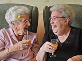 Two Ladies Enjoying Cruise