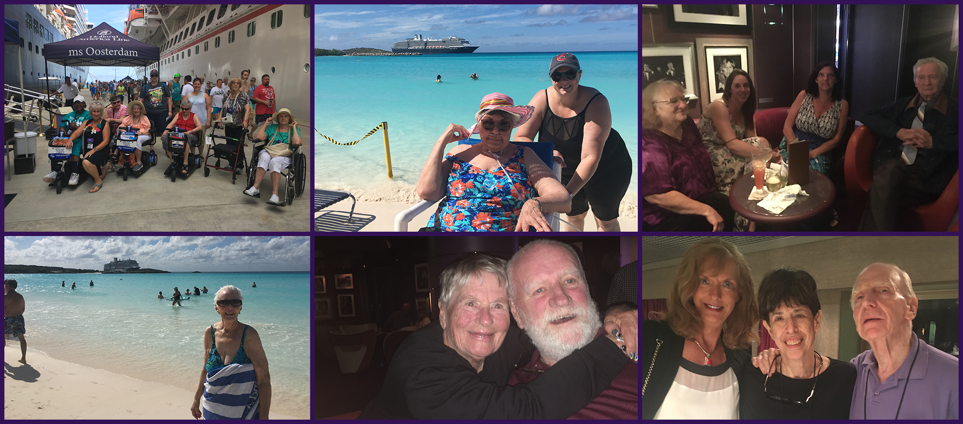 Senior Fun On Cruise Collage Senior Fun On Cruise Collage