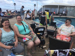 Sitting by the Pool