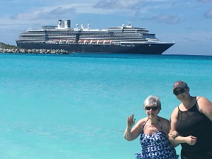 Cruise Ship with Tourists