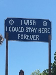 I Wish I could Stay Here Forever SIgn