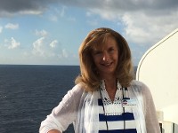 woman on a cruise