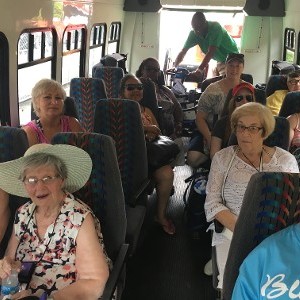 Women on Tour Bus