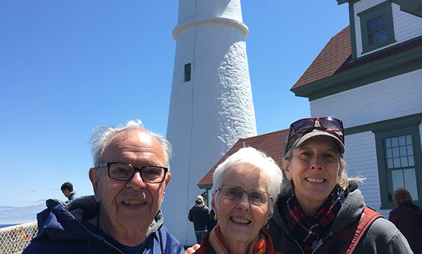 Lighthouse With People