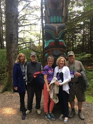 Group With Totem Pole