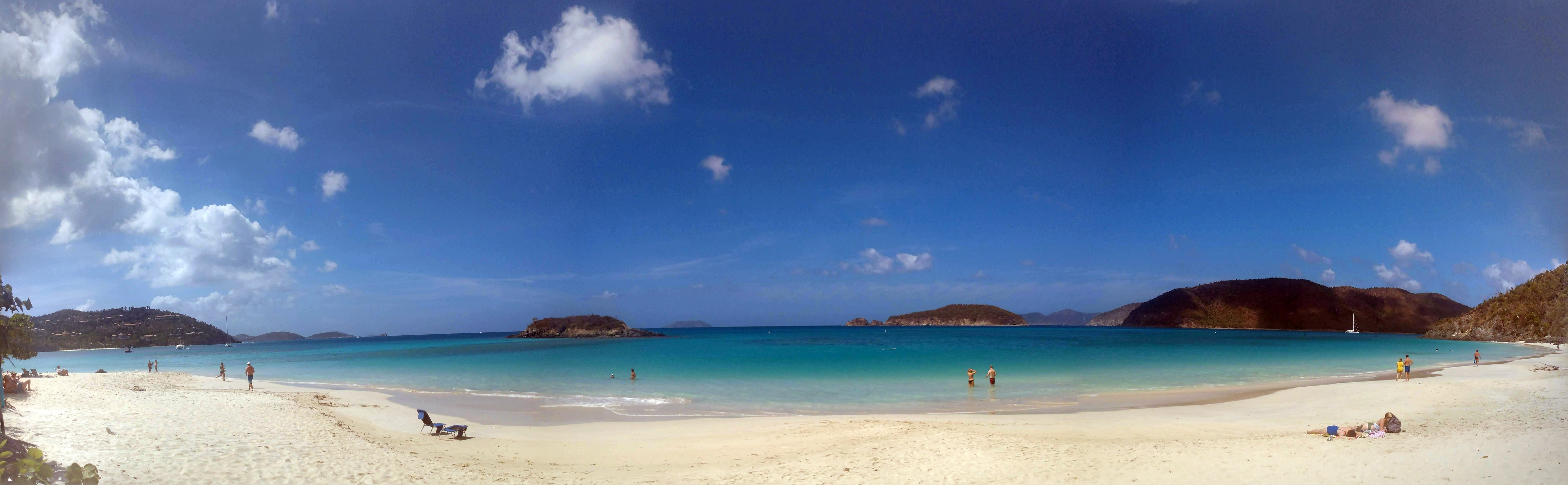 St. John Beach Panorama St. John Beach Panorama
