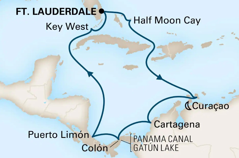 Panama 2023 Route Map