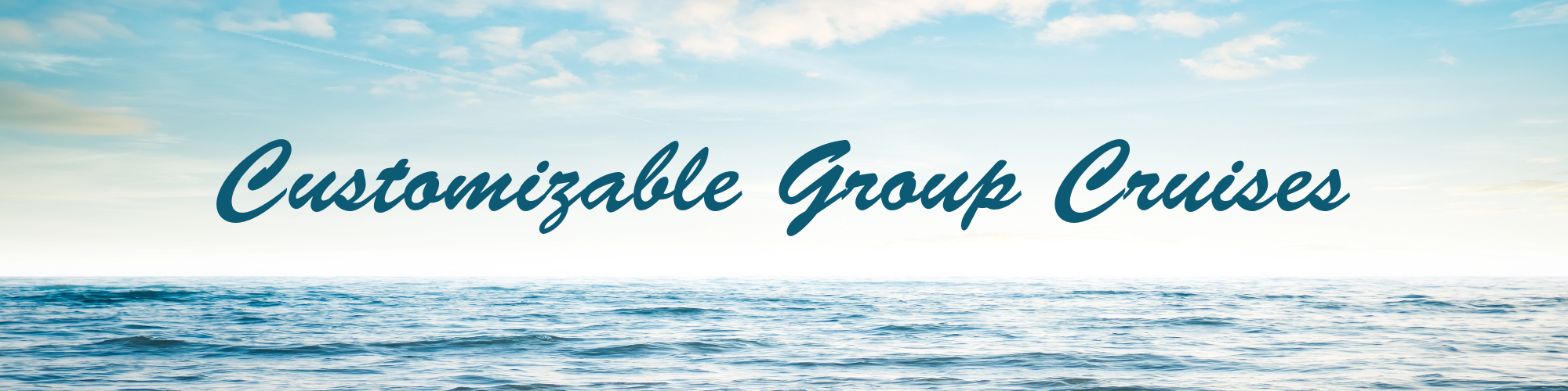 Group Cruises Header