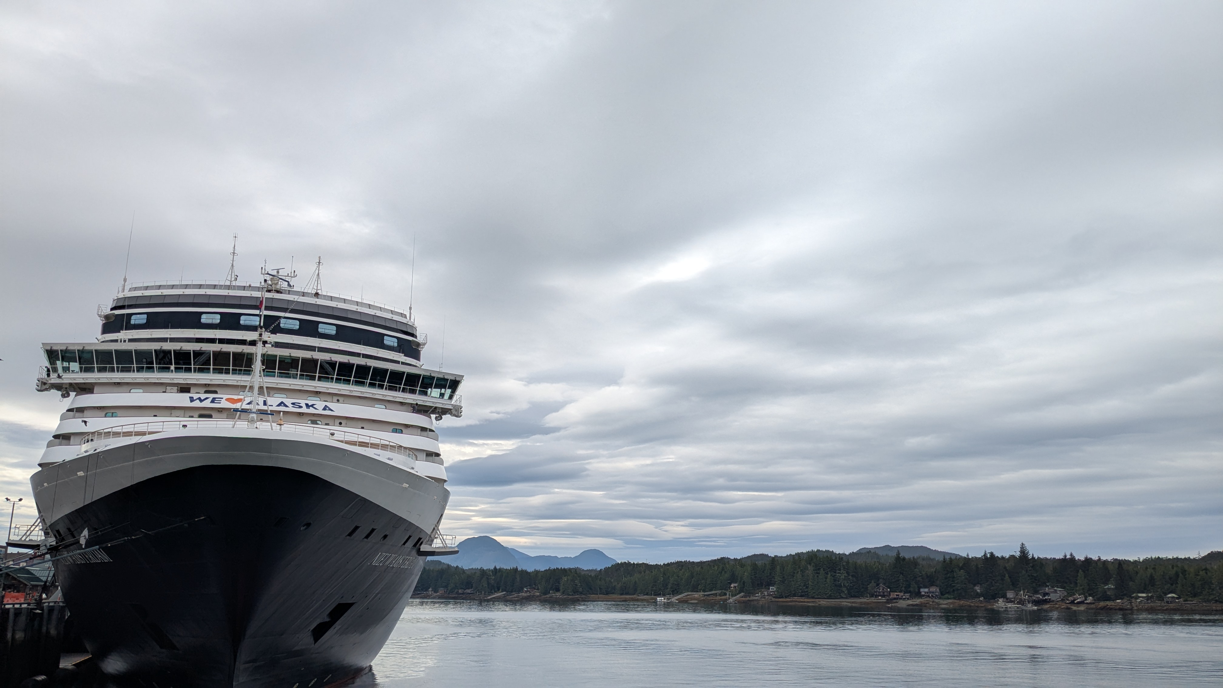 Ship in Ketchikan Ship in Ketchikan
